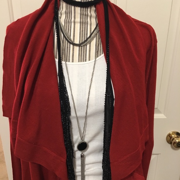 NWT Draped Front Sweater - Picture 5 of 8